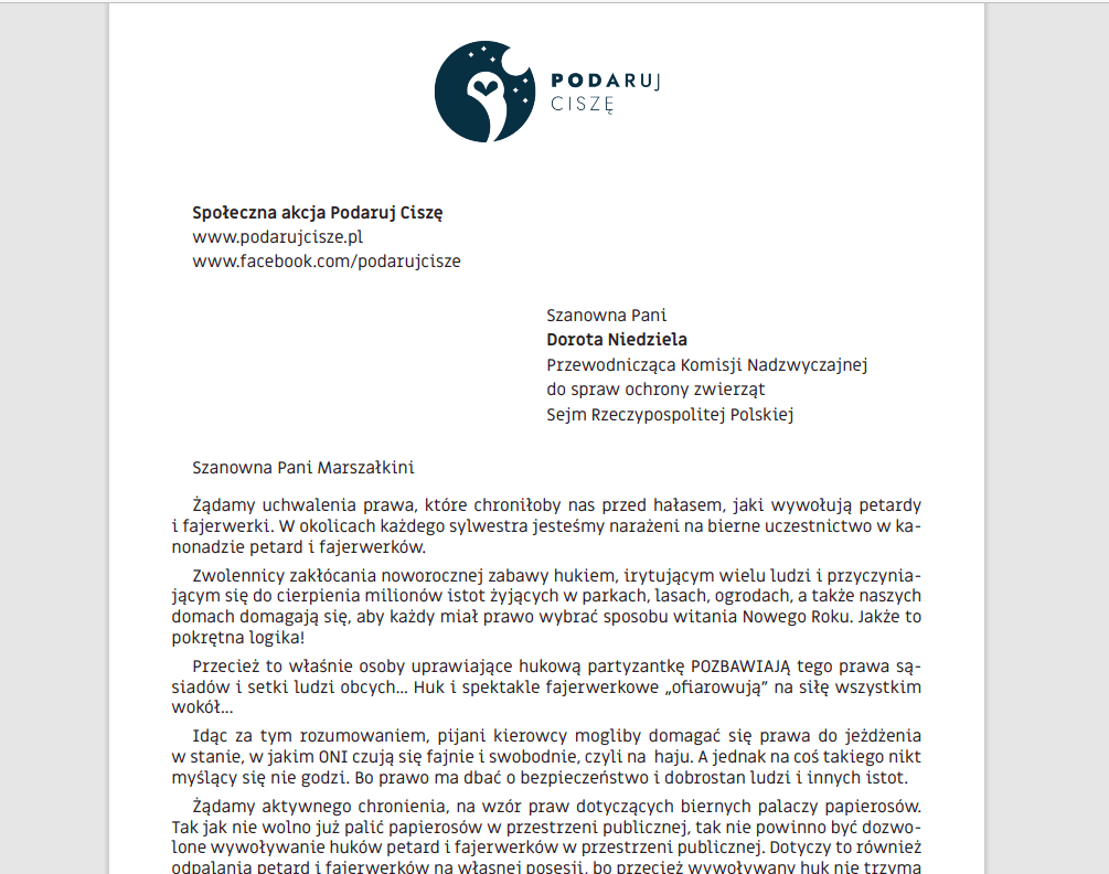 Pomóż powstrzymać bezmyślną strzelaninę sylwestrową. Teraz!